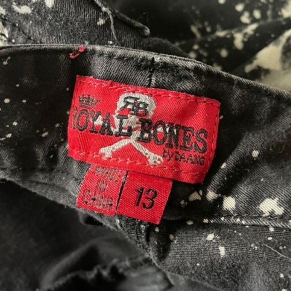 Tripp nyc sister brand royal bones super punked out radass bleach splatter jeans - Picture 8 of 8